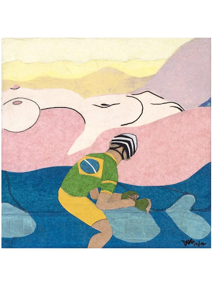 Becky's Brazilian — DUG Art: Cycling Art by Doug Dale